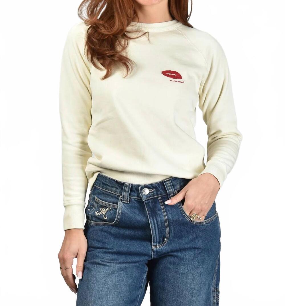 NEW ISABEL MARANT millyny sweatshirt in ecru